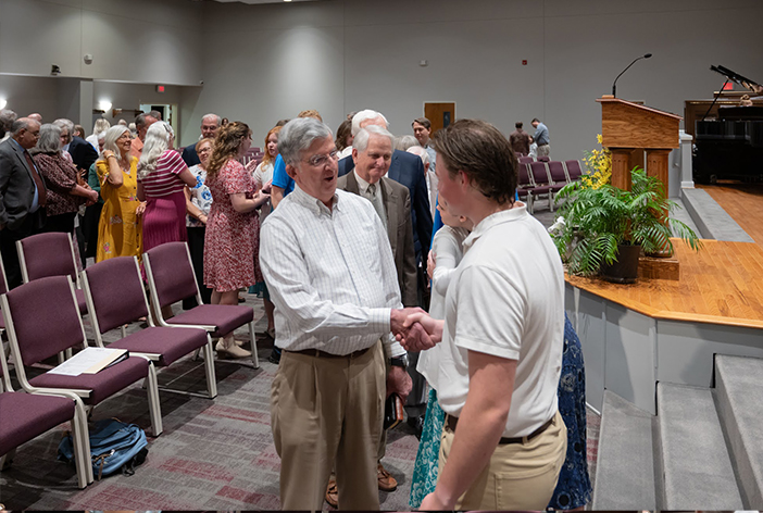 Greeting New Members
